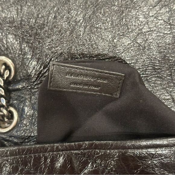 YSL Niki Baby Medium Quilted Crinkled-leather Shoulder Bag - Picture 13 of 16